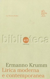 Copertina  Lirica moderna e contemporanea