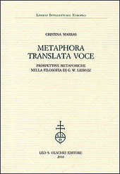 Copertina  Metaphora translata voce : prospettive metaforiche nella filosofia di G. W. Leibniz