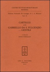 Copertina  Carteggi con Gabriello da S. Fulgenzio... Gentili