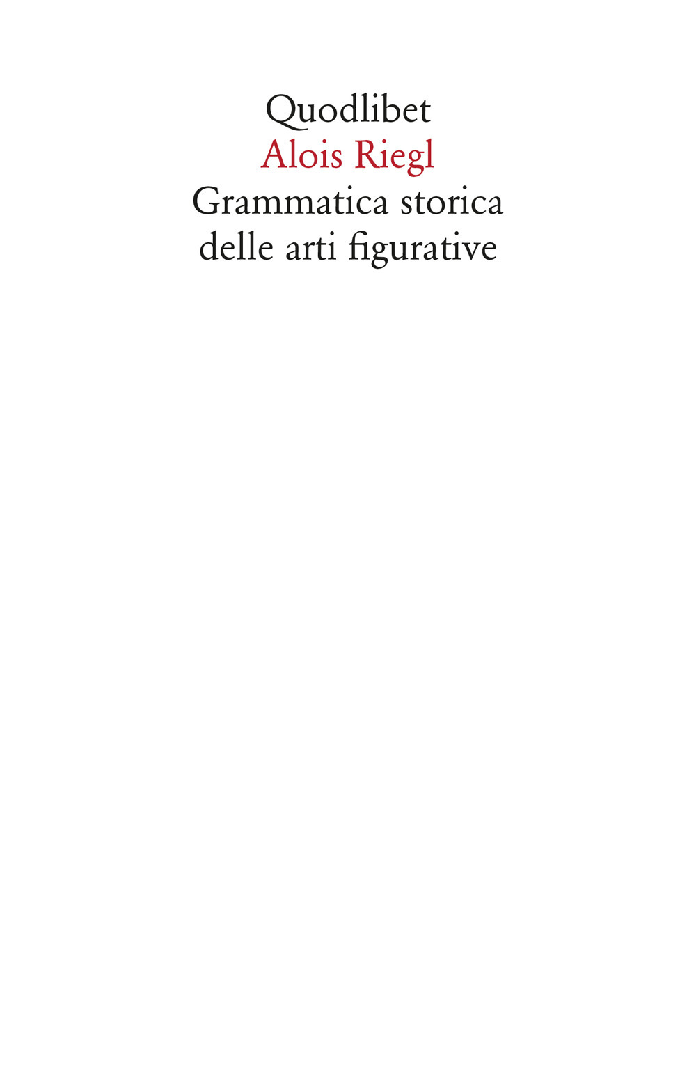 Image of Grammatica storica delle arti figurative
