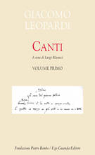Libro Canti. Vol. 1 Giacomo Leopardi