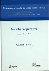 Copertina  [11], Società cooperative : Artt. 2511-2548 c.c