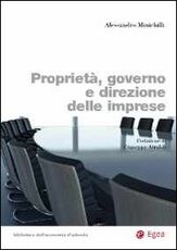 Libro Proprietà, governo e direzione delle imprese Alessandro Minichilli