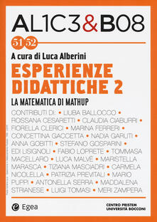 Alice & Bob. Vol. 51-52: Esperienze didattiche 2. La matematica di Mathup..pdf