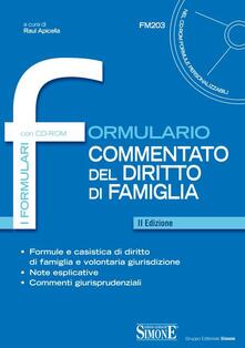 Grandtoureventi.it Formulario commentato del diritto di famiglia. Con CD-ROM Image