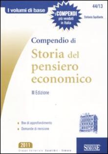 Fondazionesergioperlamusica.it Compendio di storia del pensiero economico Image