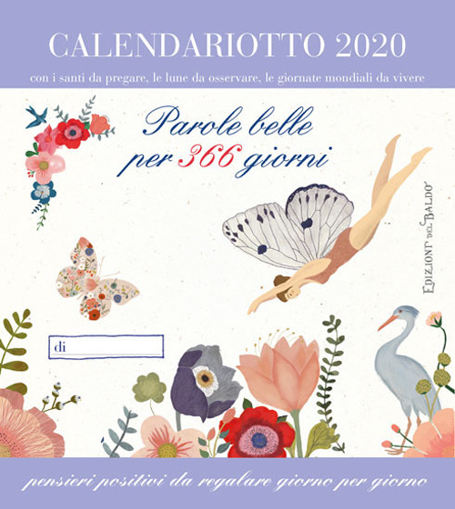 Image of Parole belle per 365 giorni. Calendario 2020