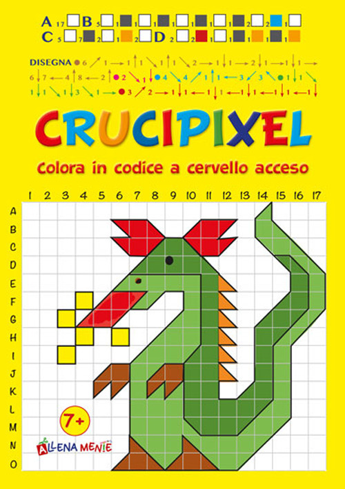 Image of Crucipixel. Colora in codice a cervello acceso. Ediz. illustrata