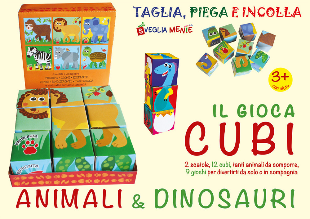 Image of Il gioca cubi. Animali e dinosauri