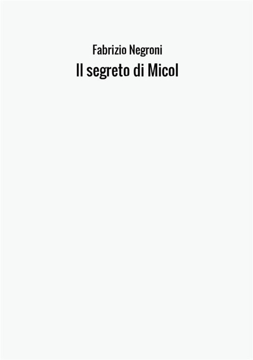 Image of Il segreto di Micol