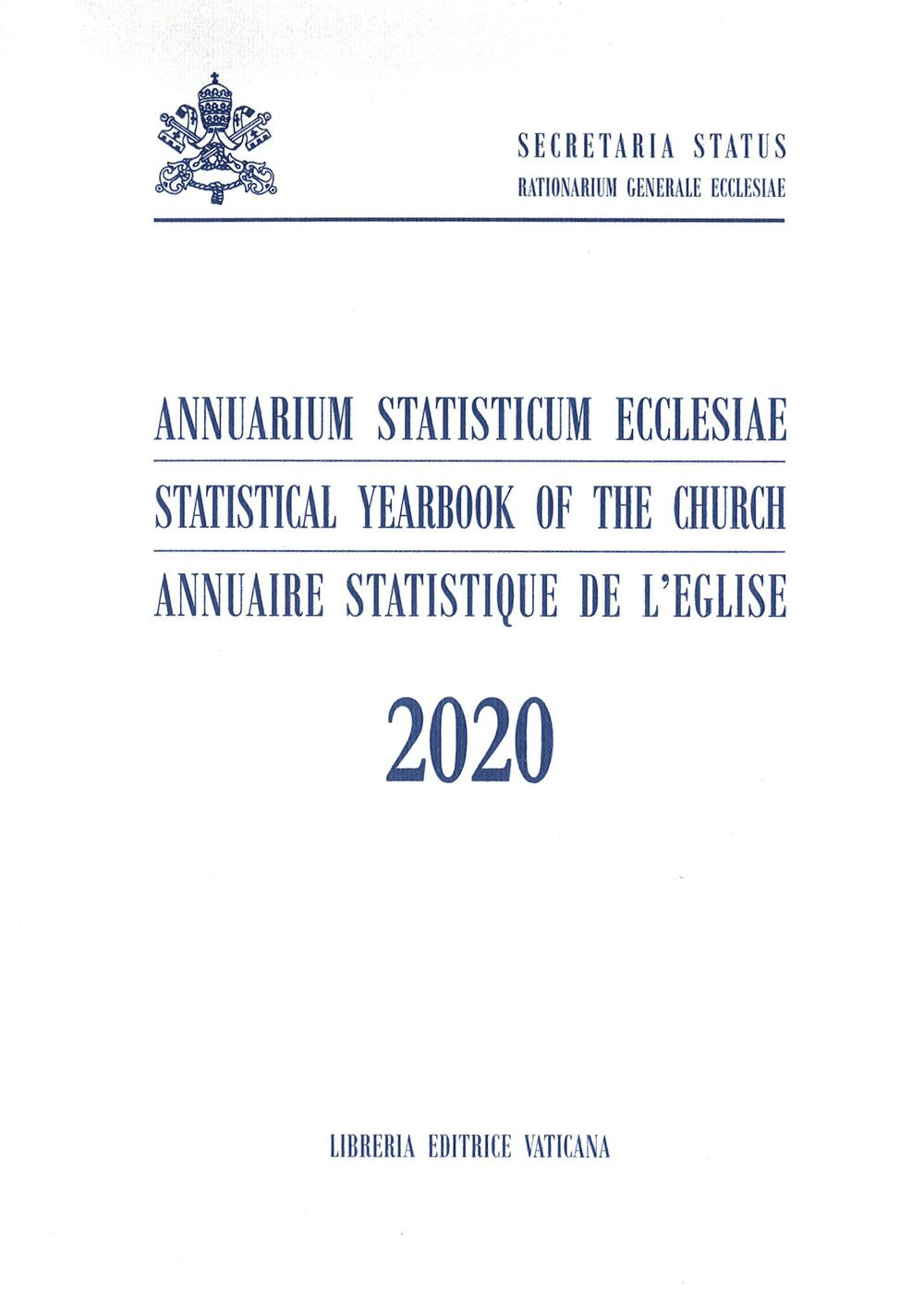 Image of Annuarium statisticum Ecclesiae (2020)