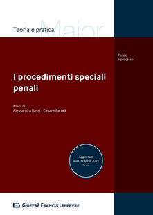 I procedimenti speciali penali e la sospensione del procedimento con messa alla prova.pdf
