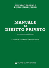 Libro Manuale di diritto privato Andrea Torrente Piero Schlesinger