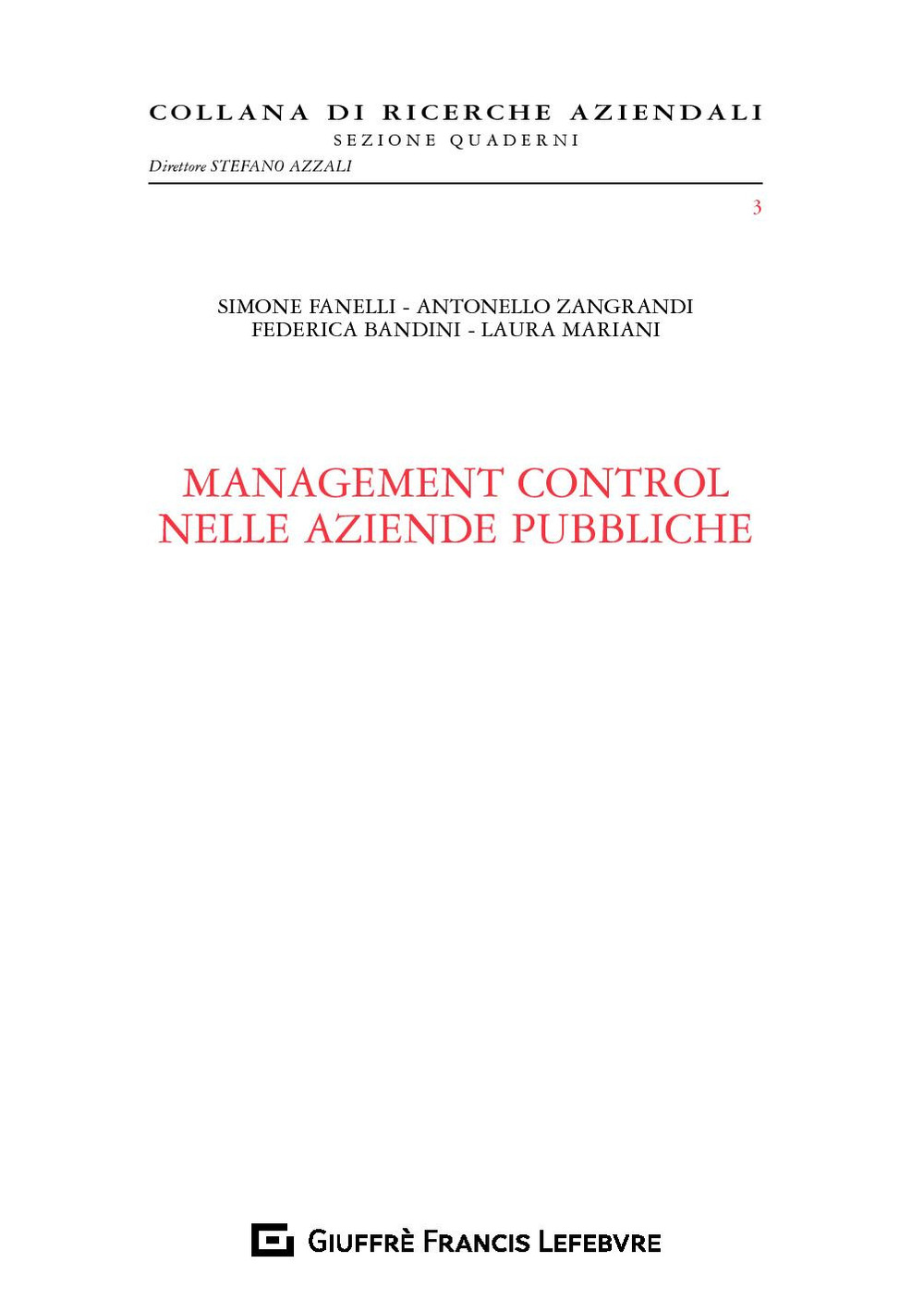Image of Management control nelle aziende pubbliche