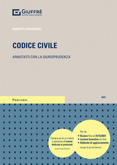 Copertina  Codice civile : annotato con la giurisprudenza