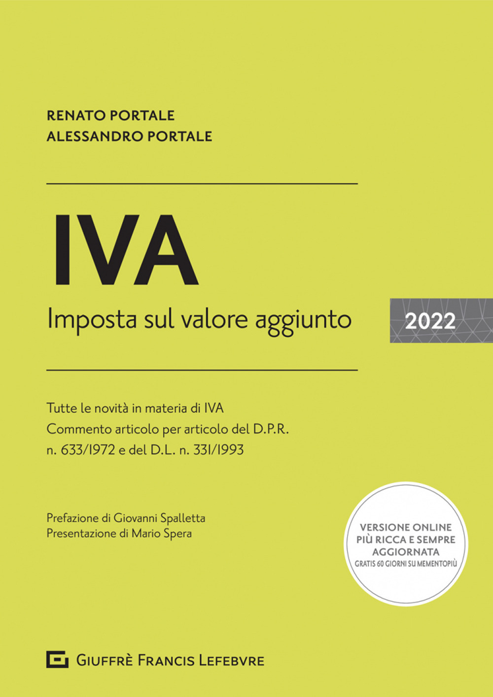 Image of IVA. Imposta sul valore aggiunto 2022