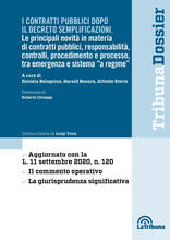 Libro I contratti pubblici dopo il decreto semplificazioni