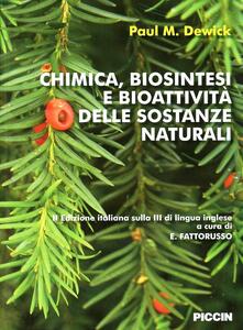 Grandtoureventi.it Chimica, biosintesi e bioattività delle sostanze naturali Image