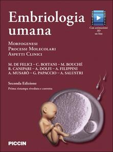 Embriologia umana. Morfogenesi, processi molecolari, aspetti clinici.pdf