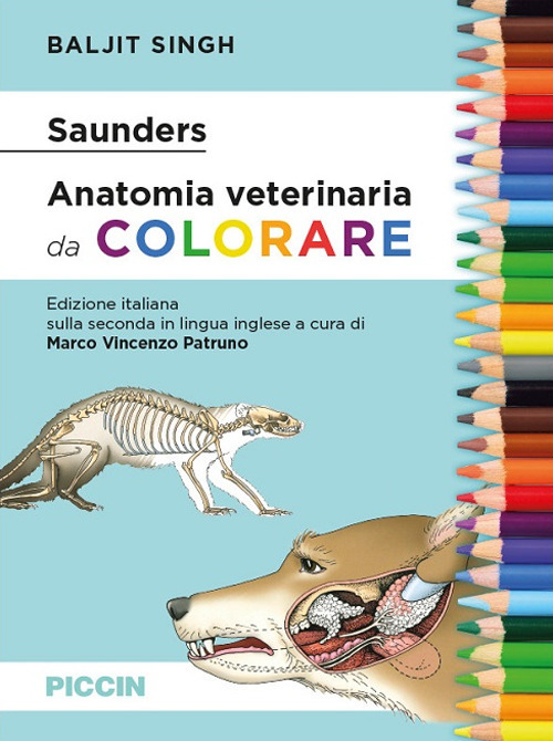 Image of Saunders. Anatomia veterinaria da colorare