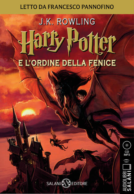 Harry Potter E L Ordine Della Fenice Audiolibro Cd Audio Formato Mp3 Vol 5 J K Rowling Libro Salani Audiolibri Ibs