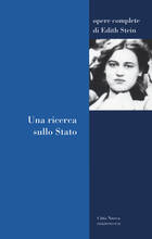 Libro Una ricerca sullo stato Edith Stein