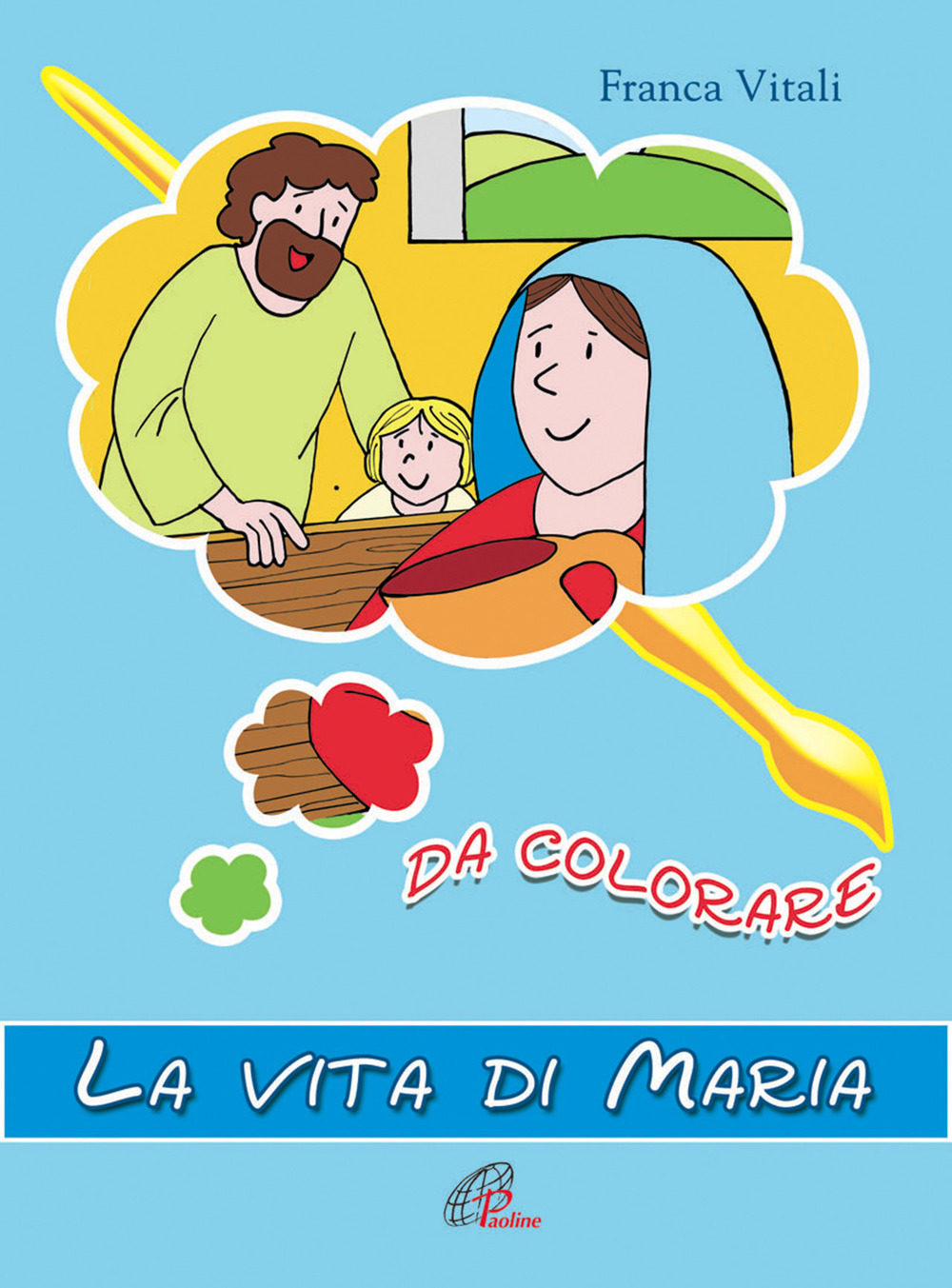 La vita di Maria da colorare