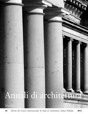 Libro Annali di architettura (2013)