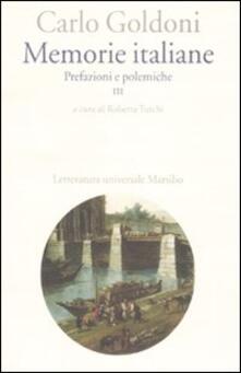 Memorie italiane. Vol. 3: Prefazioni e polemiche..pdf