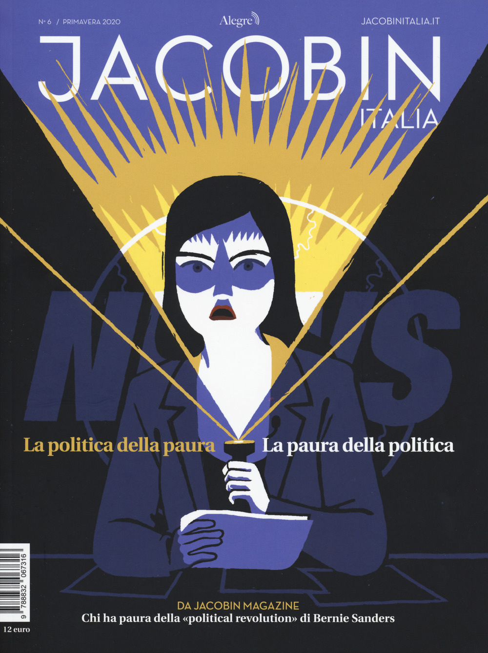 Image of Jacobin Italia (2020). Vol. 6: politica della paura. La paura della politica, La.
