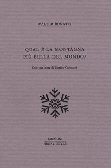 Qual è la montagna più bella del mondo?.pdf