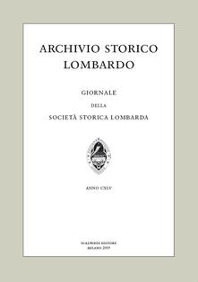 Cocktaillab.it Archivio storico lombardo. Giornale della Società storica lombarda (2019). Vol. 24 Image