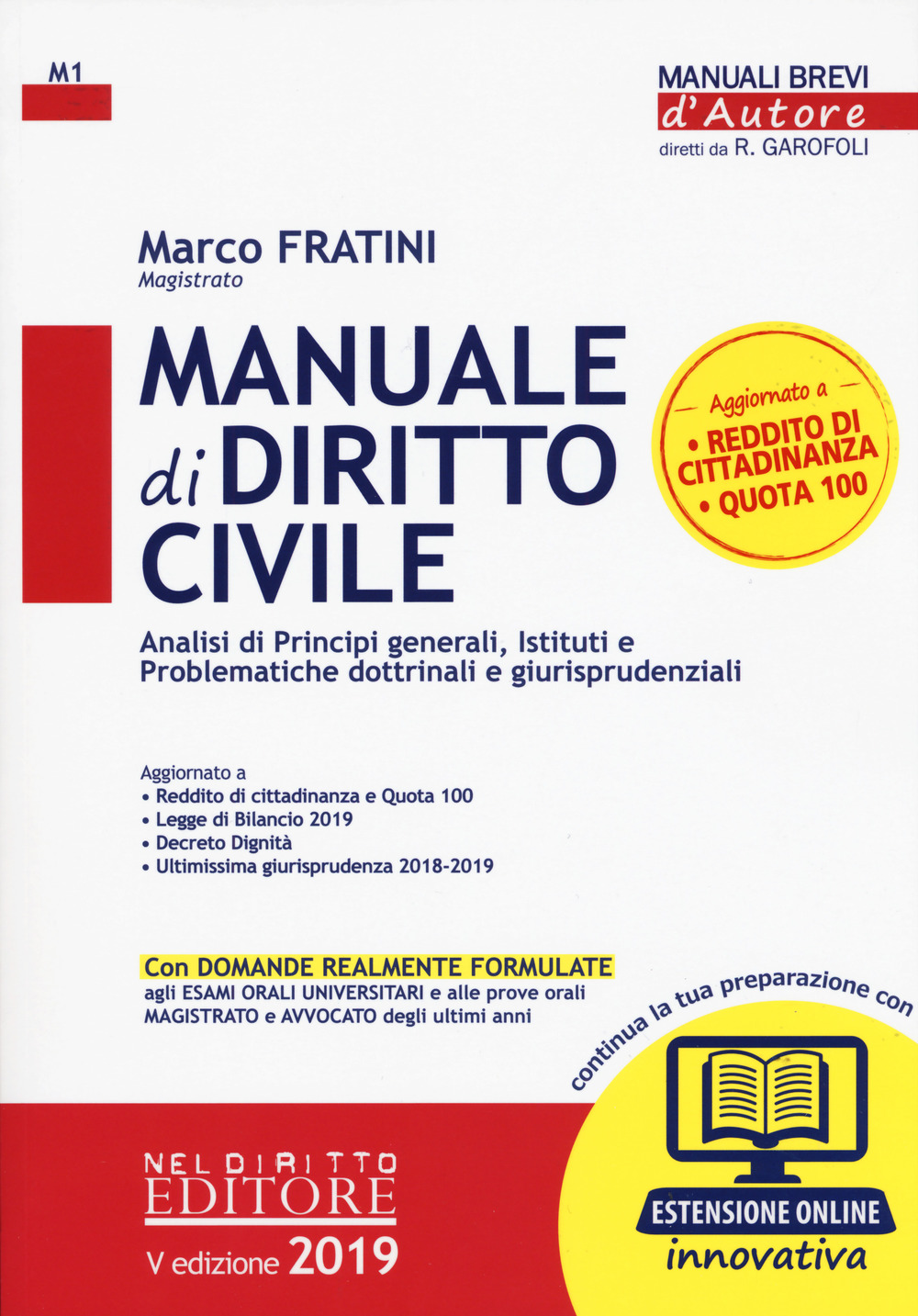 Image of Manuale di diritto civile. Con aggiornamento online