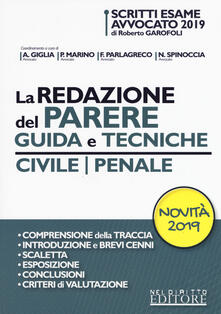La redazione del parere. Guida e tecniche. Civile-Penale.pdf