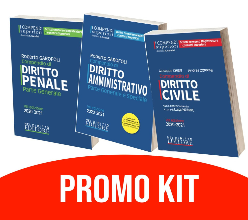 Image of Kit manuali superiori: Diritto civile-Diritto penale-Diritto amministrativo. Nuova ediz.