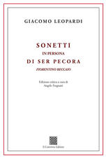 Libro Sonetti in persona di ser Pecora fiorentino beccaio. Ediz. critica Giacomo Leopardi