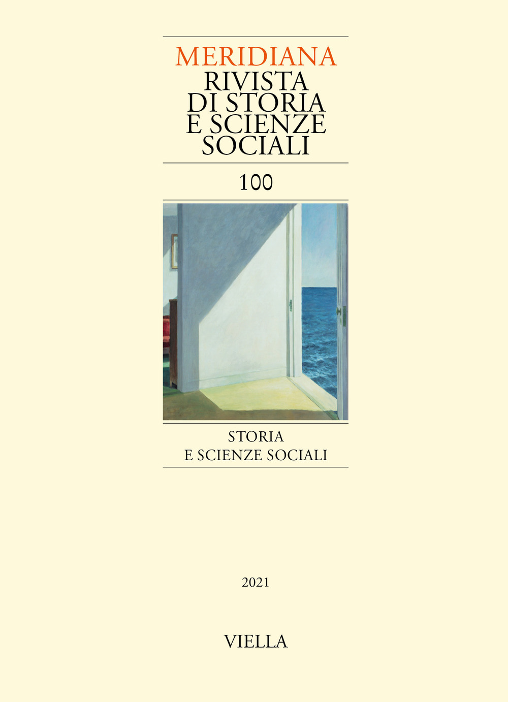 Image of Meridiana (2021). Vol. 100: Storia e scienze sociali.
