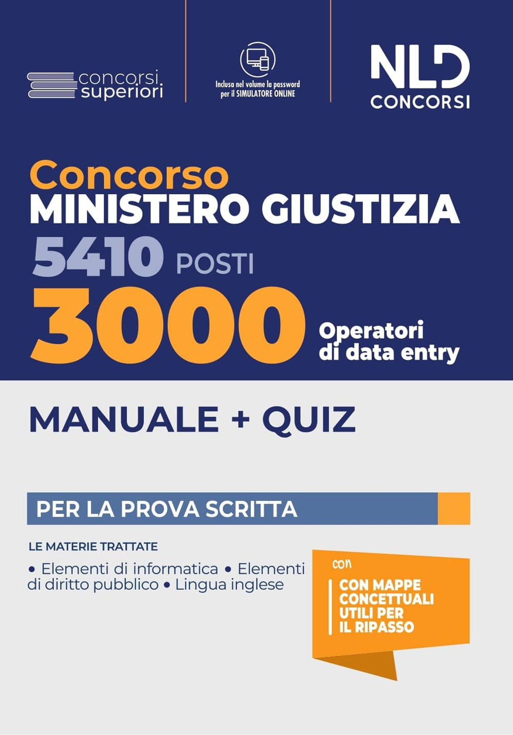 Image of 3000 posti data entry. Concorso 5410 Ministero Giustizia 2022. Con software di simulazione