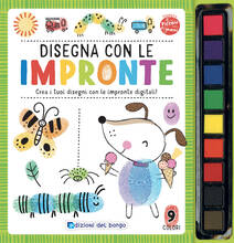 Libro Disegna con le impronte. Crea i tuoi disegni con le impronte digitali. Ediz. a colori. Con gadget Emma Munro Smith