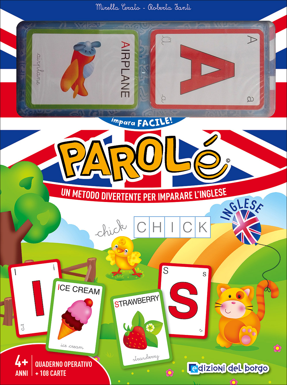 Image of Parolé inglese. Un metodo divertente per imparare l'inglese. Con 108 Carte