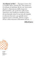 Libro Acrobazie in bici Alfred Jarry