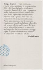 Libro Tempo di crisi Michel Serres