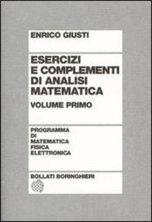 Pdf Ita Esercizi E Complementi Di Analisi Matematica Vol 1 Pdf Free