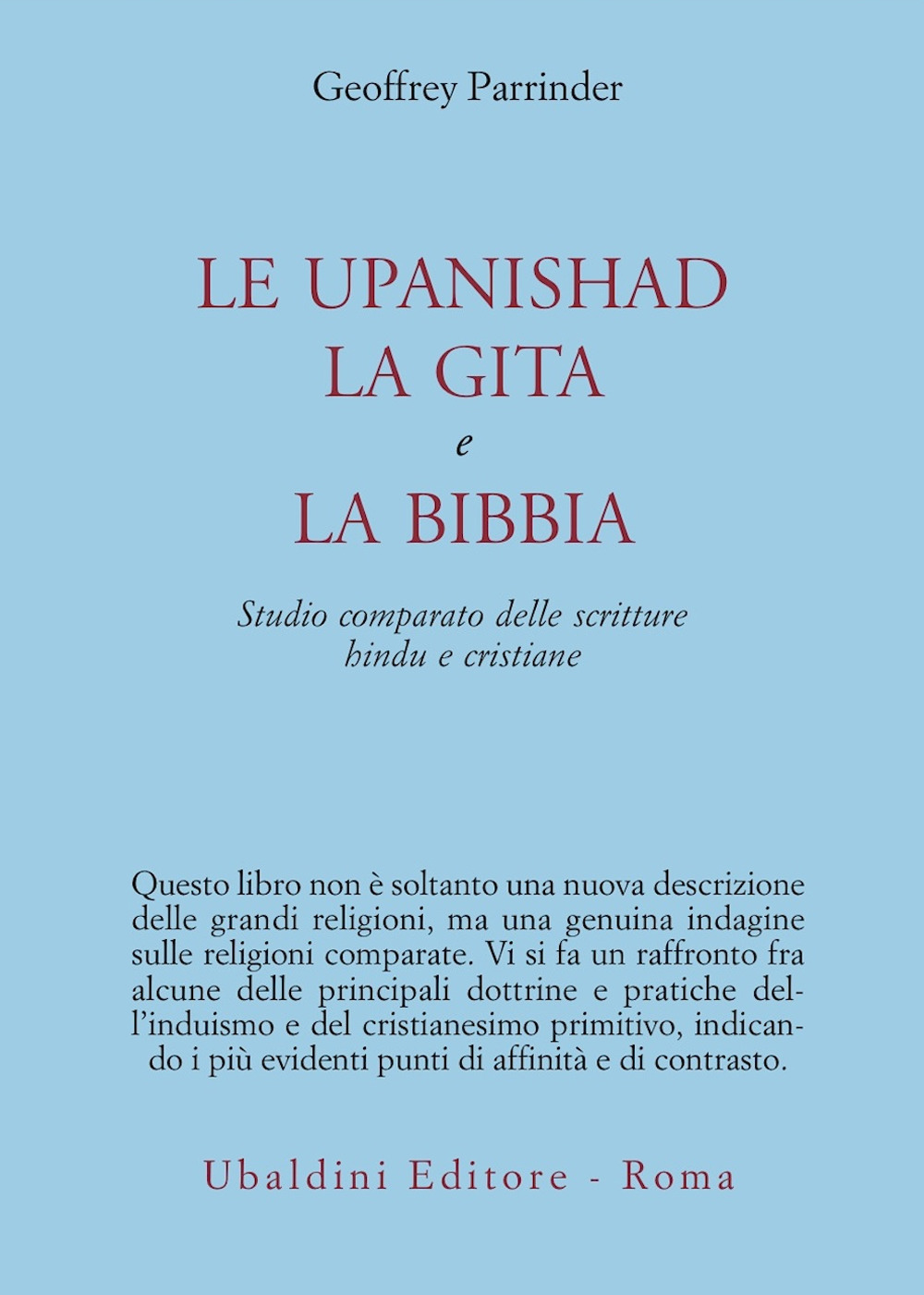 Image of Le upanishad, la Gita e la Bibbia