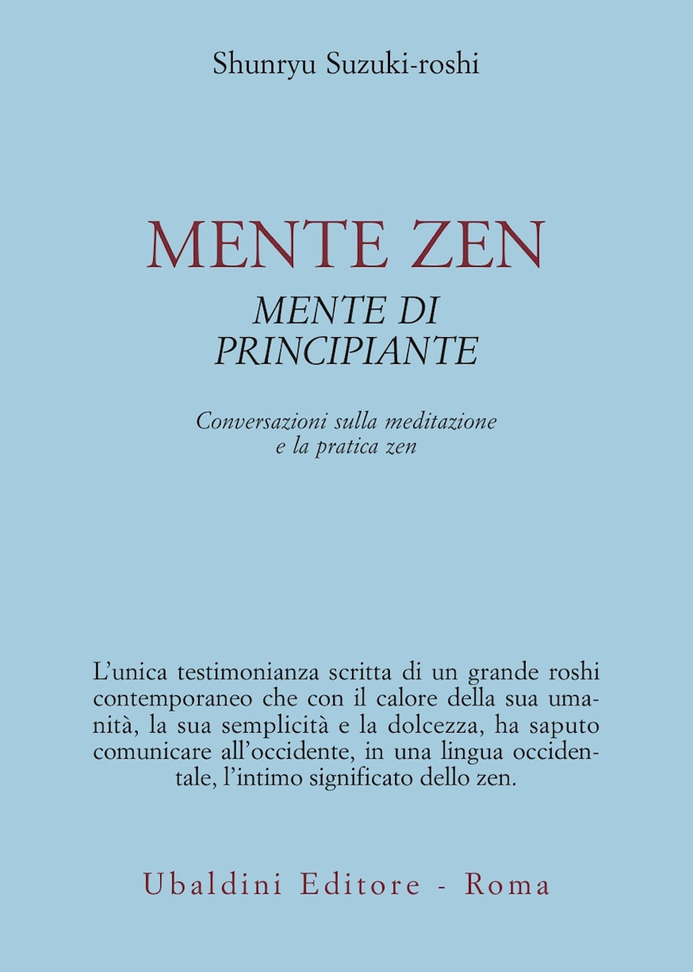 Image of Mente zen, mente di principiante. Conversazioni sulla meditazione e la pratica zen