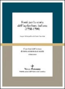 Fonti per la storia dellagricoltura italiana (1750-1799). Saggio bibliografico di Mario Taccolini.pdf