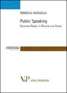 Cocktaillab.it Public speaking. Deutsche Reden in Theorie und Praxis Image