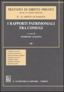 Trattato di diritto privato. Il diritto di famiglia. Vol. 4/3: I rapporti patrimoniali fra coniugi..pdf