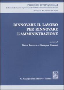Rinnovare il lavoro per rinnovare lamministrazione.pdf