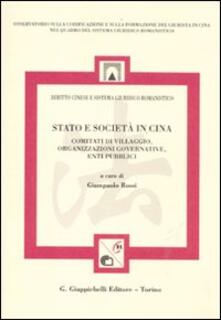 Stato e società in Cina. Comitati di villaggio, organizzazione governative, enti pubblici.pdf